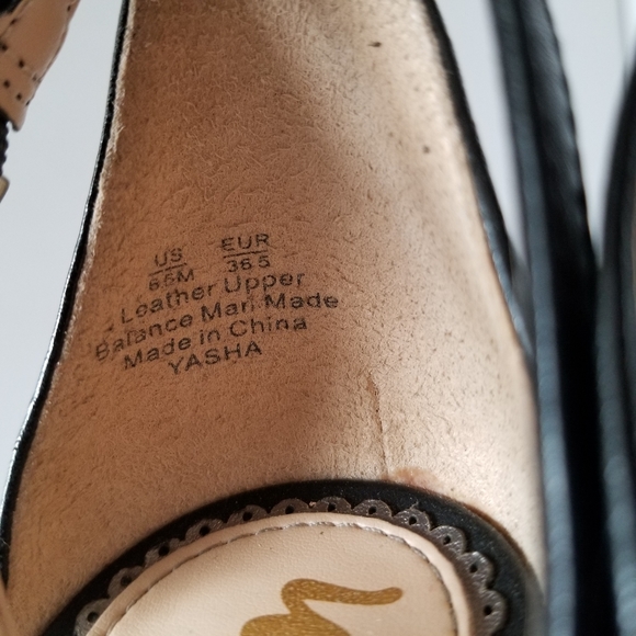 Sam Edelman Sandals Womens Size 6.5 Black Studded Yasha Block Heel - Picture 7 of 9